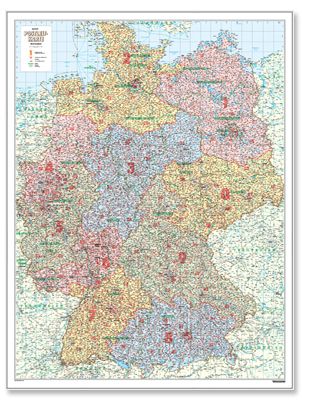 PLZ Karte Deutschland